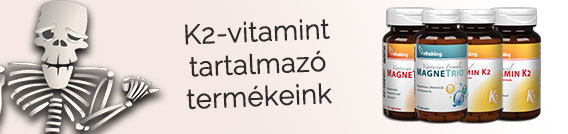 K2-vitamint tartalmazó termékeink