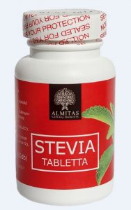 Almitas Stevia tabletta 60g min 950db