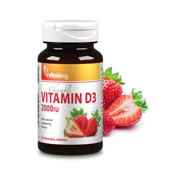 Epres D3-vitamin 2000NE (Vitaking) (90 rágótabletta)