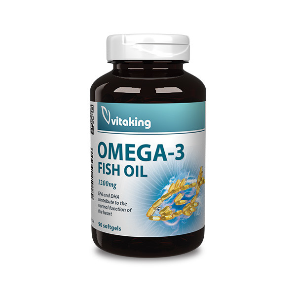 Omega-3 halolaj - 1200mg Vitaking (90)